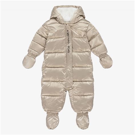 michael kors baby girls novelty clothing|Michael Kors infant snowsuit.